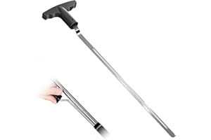 SUBORAWOS 14,5-Zoll Golfgriff-Entfernungswerkzeug – Hochwertiger Kohlenstoffstahl mit V-Nut-Design, Professionelles Solvent-Kit für die schonende Schlägerwartung