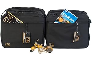 made4bikers: Compatible avec Les modèles BMW R1200GS-LC R1200 GS LC à partir de 2013, R1250GS R1250 GS à partir de 2018: Poches intérieures/Sacs intérieurs pour valises latérales