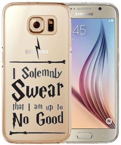 Movie Character Harry Potter Style (Swear Quote) CLEAR TPU Transparent Cover Case for iPhone &amp; Samsung Range - Samsung Galaxy S6 (TPU Surround with Hard Back)