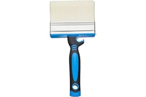 Fit for the Job Pasuje do pędzla do bloków roboczych 4-calowy pędzel emulsyjny o dużej pojemności, zapewniający duże krycie i szybkie malowanie farbami emulsyjnymi na ścianach