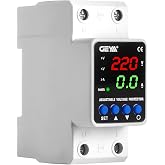 GEYA Adjustable overvoltage and undervoltage protection device with digital display of voltage, current and KWH, 220V, DIN ra