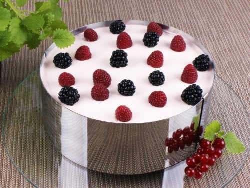 chg 8096-05 Tortenring, h = 8,0 cm, stufenlos verstellbar von 15,0 – 30,0 cm - 2