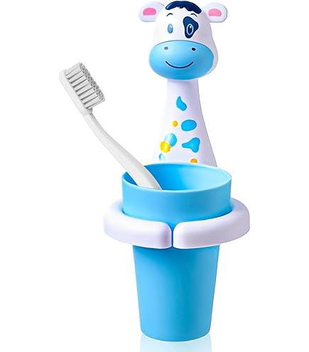 Zahnputzbecher Kinder - Niedlicher Schweinchen Halter Mit Wandmontage Für Badezimmer