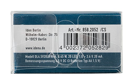 Idena 8582052 – LED Lichterkette, 20er warm weiß, für innen, batteriebetrieben - 4