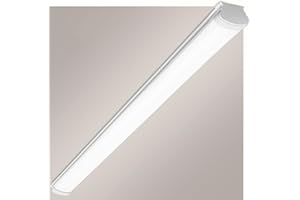 URing Neon LED 120CM, Tube LED 36W 3600LM, Réglette IP65 Luminaire Plafonnier Néon Eclairage Garage Étanche pour Atelier, Sous Sol, Bureau, Grange, Cave, Blanc Neutre 4000K