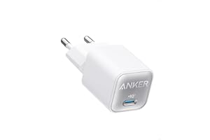 ‎ANKER Anker Ładowarka USB C GaN 30 W, 511 (Nano 3), PIQ 3.0 PPS, Szybka Ładowarka, Kompatybilna z iPhone 14/14 Pro Max/13, Galaxy, Pixel 4/3, iPad (Bez Kabla Do Ładowania)
