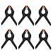 Produktbild ESUMIC® 6PCS 4Inch Schwarz Nylon Kulissenklemmen Heavy Duty Spring Klemmen für Muslin Papier Foto Hintergrund