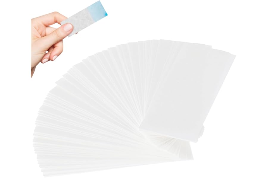 ibasenice Laboratory Absorbent Filter Paper Strips 7.50X2.80Cm 1000Pcs Water-Absorbing Blotting Paper for Dust Removal and Scientific Experiments