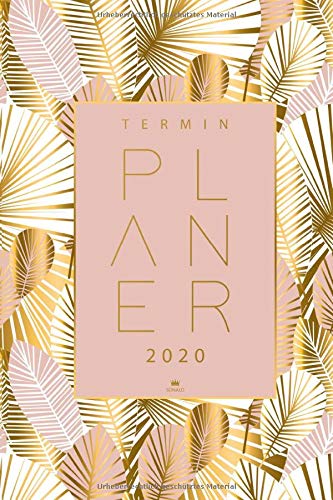 Terminplaner 2020: Terminkalender und Kalender 2020 - Organisiere, plane und notiere mit deinem Taschenkalender 2020 - Wochenplaner für das neue Jahr 2020