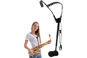 LPITOY Harnais d'épaule pour saxophone - Confortable - Sangle de cou - Crochet klaxon ténor baryton alto soprano clarinette