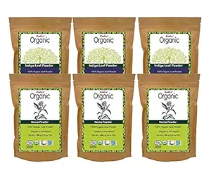RADICO100% ORGANIC INDIGO LEAF POWDER+100% ORGANIC HENNA POWDER