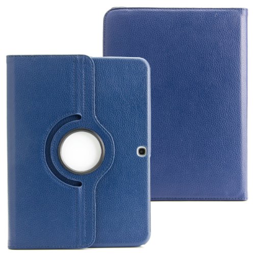 SVS-Trade 360   Tab4 10 1 Standtasche f  r SAMSUNG GALAXY TAB 4 10 1 SM-T530   T531   T535 H  lle Schutz Etui Tasche Cover  Dunkelblau 