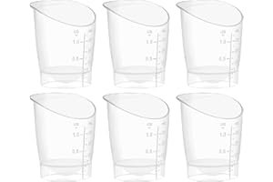 Maymom Baby Feeding Cup; Disposable Reuseable Baby Cup, Short Term Infant Feeding Cup; First Milk Collection Cup; 1 oz (6ct)