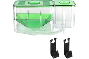 VOANZO Aquarium Fish Tanks Uppfödningslåda Dubbellager Fiskuppfödningslåda Isoleringslåda Yngel Kläckning Inkubator för uppfödning Säker isolering Inkubator för akvarier för vatten
