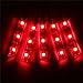 Produktbild YONGYAO 5X 3528 SMD Rot Grün Blau Gelb Weiß 3Led Strip Light Ip65 Dc 12V Auto Lampe-Rot
