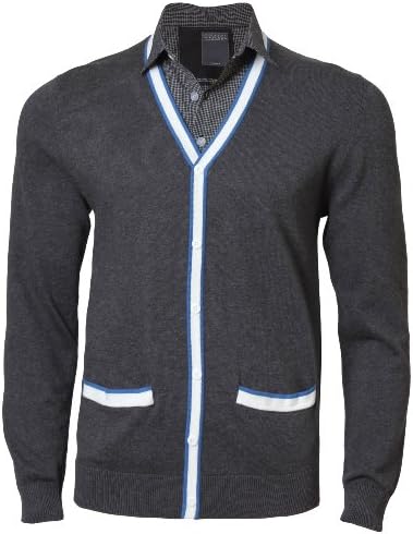 Dissident Mens MB 23986 Jumper with Check Shirt Insert