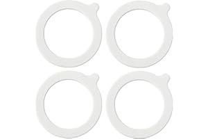 RUOJLING 4 Piezas Juntas de Silicona para Tarros,Anillos de Sellado para Frascos,Junta Hermético de Repuesto,para Frascos de Vidrio,Almacenamiento de Alimentos,Interior Ø 69 mm,Exterior Ø 93mm