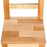 Zweier Set: Betten-ABC Bubema Kinderstuhl aus massiver Kernbuche, Natur geölt, extra stabil - 7