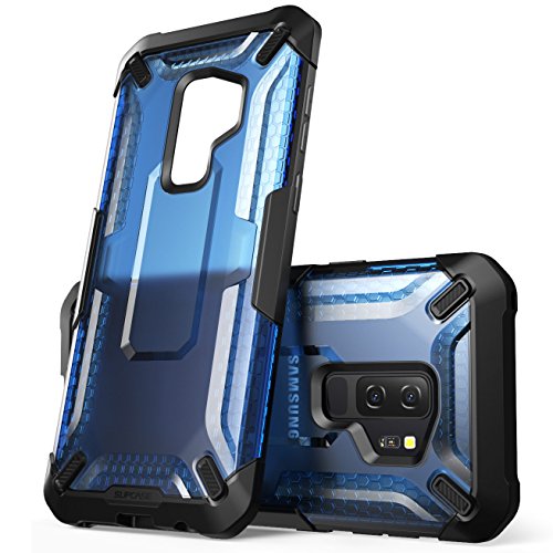 Supcase Galaxy S9+ Plus Case, Unicorn Beetle Series Premium Hybrid Protective Clear Case for Samsung Galaxy S9+ Plus 2018 Release, Retail Package (Frost/Blue)