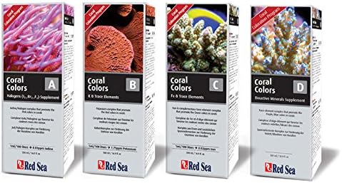 Red Sea - Coral Colors A, B, C, D 4 x 500ml