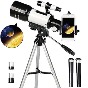 Kresal Astronomical Telescope Professional Zoom Outdoor HD Night Vision 150X Refractive Deep Space Moon Watching Gifts F30070 High Bracket Professional