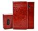 Produktbild Roreikes Samsung Galaxy S8 Plus Hülle Flip Schutzhülle Zubehör Lederhülle mit Silikon Back Cover PU Leder Handytasche im Bookstyle Stand Das Prägemuster für Samsung Galaxy S8 Plus (rote)