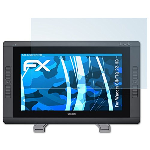 atFoliX Protezione Pellicola dello Schermo Compatibile con Wacom CINTIQ 22 HD Pellicola Protettiva, Ultra-Trasparente FX Proteggi Schermo (2X)
