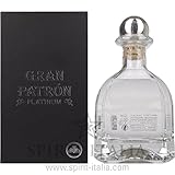 tequila gran patron piedra  Gran Patron Tequila Platinum GB 40,00% 0.7 l.