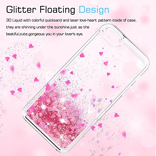 iPhone-SE-Case-iphone-5-5s-iphone-Cases-Glitter-with-HD-Screen-Protector-for-Girls-Women-LeYi-Shockproof-Slim-Shiny-Bling-Liquid-Moving-Quicksand-Clear-TPU-Silicone-Phone-cover-for-iPhone-5-ZX
