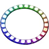 YWBL-WH Lampada ad Anello a LED RGB, RGB Anello LED 24 X WS2812 5050 LED RGB Lampada anulare a 24 bit, 5V