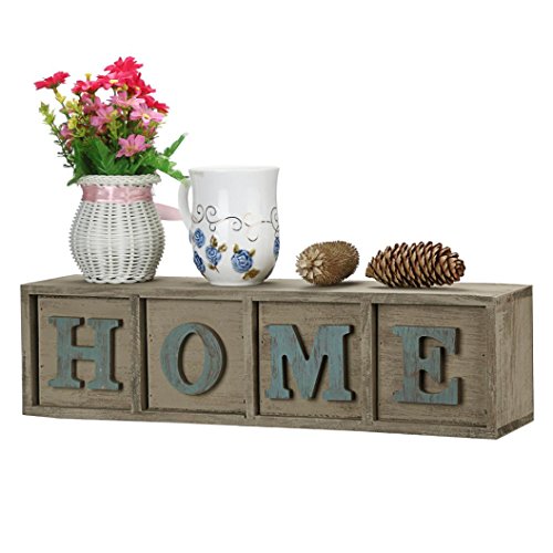 Aufbewahrungsbox Schublade, Xjp Retro Wooden Drawers Desk Storage Unit with Drawer Cosmetic Organizer Holder Storage Box Drawer (Grau) - 3