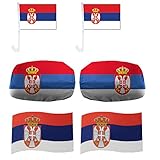 Größe: Autoflaggen (ca. 30 x 50 cm), für alle gängigen PKW Modelle, Magnete: ca. 20 x 30cm (wellig)