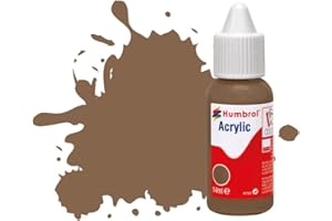 Humbrol-Pintura acrílica, Color no 29 Dark Earth-Mate, 14 ml (Pack of 1) (Hornby Hobbies DB0029)