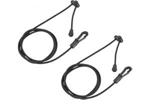 VPOUERY 2 Pz Guinzaglio per Pagaia per Kayak Cordino di Sicurezza Anti-Perdita in Metallo in Nylon Cordino di Sicurezza Elastico per Canna da Pesca e Rete
