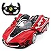 Produktbild Kikioo 1.14 Red RC Wiederaufladbare Fernbedienung Sportwagen 2,4 GHz Full Function RTR Drift Fahrzeugelektrik-Rennwagen mit LED-Arbeitsscheinwerfer Open Doors Elektro Hobby-Spielzeug for Jungen-Feiert