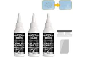 HADAVAKA Kit De Réparation De Pare-Brise Fissuré, DIY Nano Fluide De Réparation pour Vitres D'automobiles, Kit De Réparation De Pare-Brise Fissuré, DIY Automotive Glass Nano Repair Fluid (3 PCS)