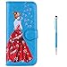 Price comparison product image Grandoin iPhone 6 Case,iPhone 6S Case, Premium PU Leather Magnetic Flip Cover with Card Slots Holders [Soft Silicone Inner] Bookstyle Wallet Case For Apple iPhone 6 /6S (Blue)