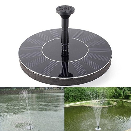 Preisvergleich Produktbild Solar Pumpe schwimmenden Frosch Teich oder Garten 150 L / H