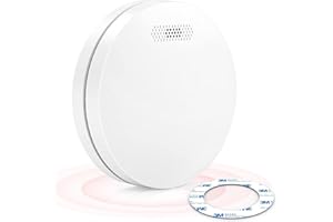 CPVAN Smoke Alarm with 10 Year Life Sealed Battery, Fire Alarm, Smoke Alarms for Home, EN14604, CE Certified, Low-Battery Alert, SM11 (Standalone). 1 Pack