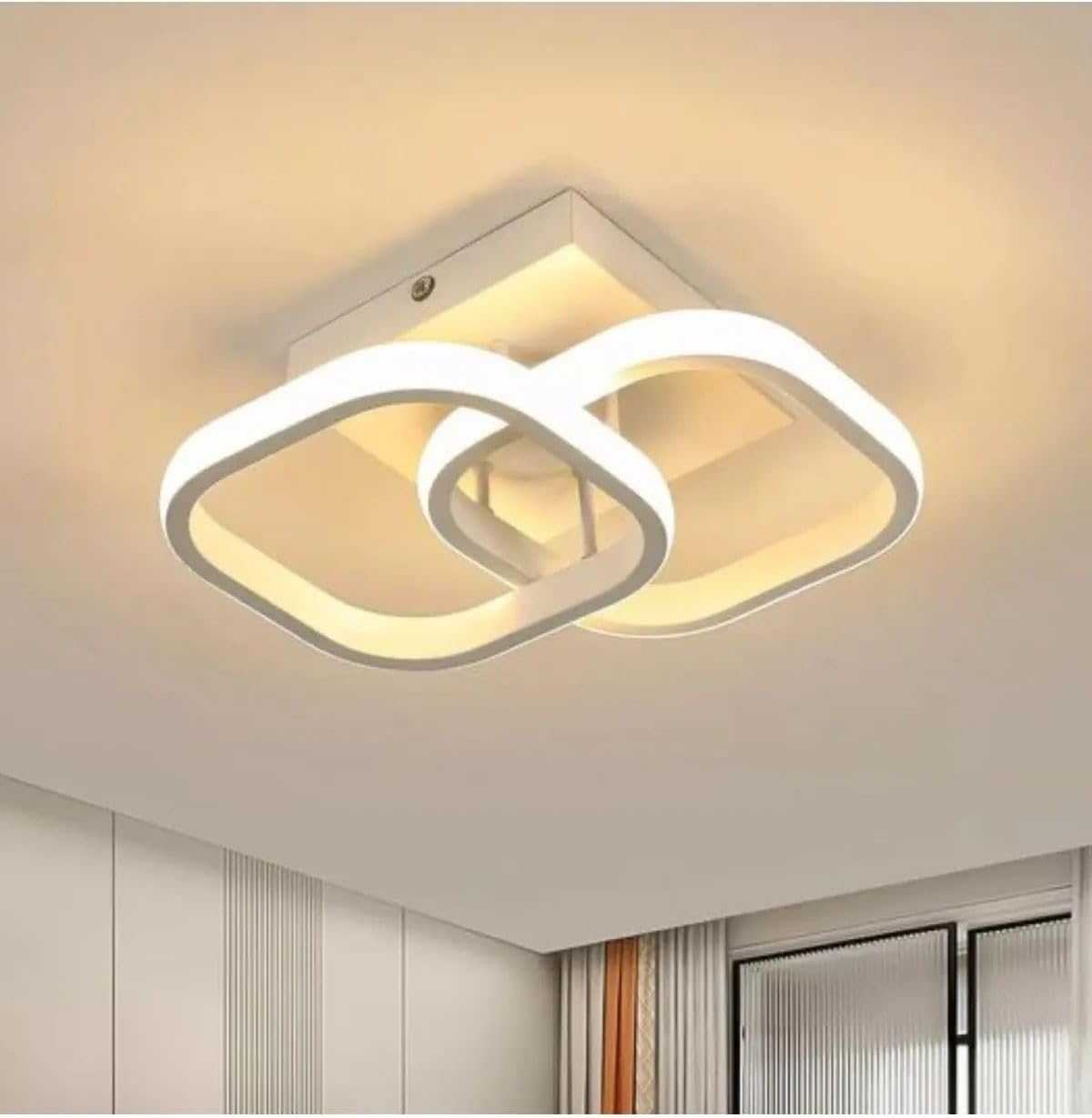 Sole Modern Tasarım Salon - Mutfak - Hol Beyaz Led 3 Lü Avize (Beyaz) - Görsel 13