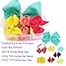 3 Layer Girls Hair Accessories Gift Box with Lot of Hair clips elastic hair tie candy clips Hair Bows alligator clips