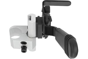 Entatial Rollstuhlbremse, Aluminiumlegierung tragbare Rollstuhl-Handbremse-Ersatzteile Professional für ältere Menschen für den Heimgebrauch und Rollstuhlverkauf(Linkes Stück)