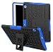 Produktbild WEIFA Huawei Mediapad T3 10(9.6") Foldable Stand Case, Very Light Slim Car Tire Pattern Style, Newest Super Cool Anti-Drop Protection Armor Tablet Cover Case For Huawei Mediapad T3 10(9.6") Blue