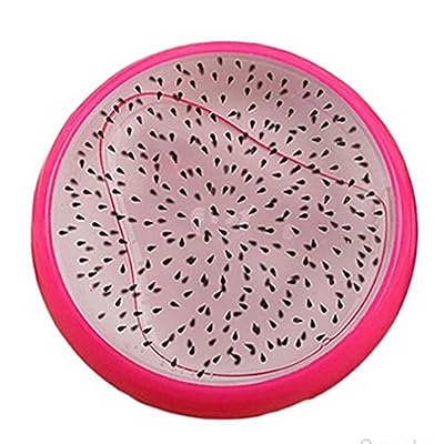 Bonjouree 1PC Slime Fluffy Transparent Argile Cristalline Multicolore Jouets de Bricolage pour Enfants (Rose Vif)
