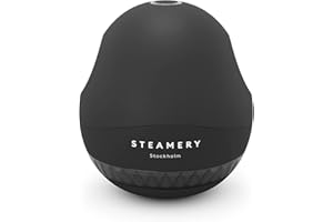 Steamery Pilo 1 elektryczna golarka do kłaczków, usuwa kłaczki i kłaczki z ubrań i tekstyliów, możliwość ponownego ładowania przez USB, czarna