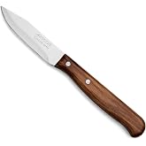 Arcos Wood Peeling Knife 65 mm | Ideal for precisely peeling and chopping fruits or vegetables. Latin Series. Natural Brown C