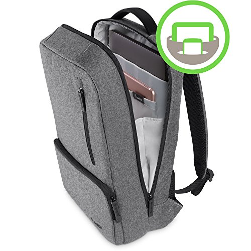 Belkin Classic Pro Rucksack  15 6 Zoll  Laptop-Tasche  Grau