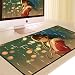 Produktbild DS-L mousepad große verlängerung, dick und süße anime - spiele office keyboard tafel matte,der goldene reis ist 90 * 40 zentimeter im regen,900x400mm,3