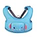BTSKY 3 in 1 Baby Toddler Cartoon Animal Walking Safety Harness Portable High Chair Cart Safety Strap Learning Assistant Belt Shopping Cart Safety Strap (blue)