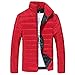 Produktbild Daunenjacken Jungen Männer Wintermantel Warm Stehkragen Slim Mäntel Jacken Winter Zip Coat Outwear Jacke Solide Winterjacke 2018 Neue Warme Outdoorjacke Langarm Collegejacke mantel Felicove